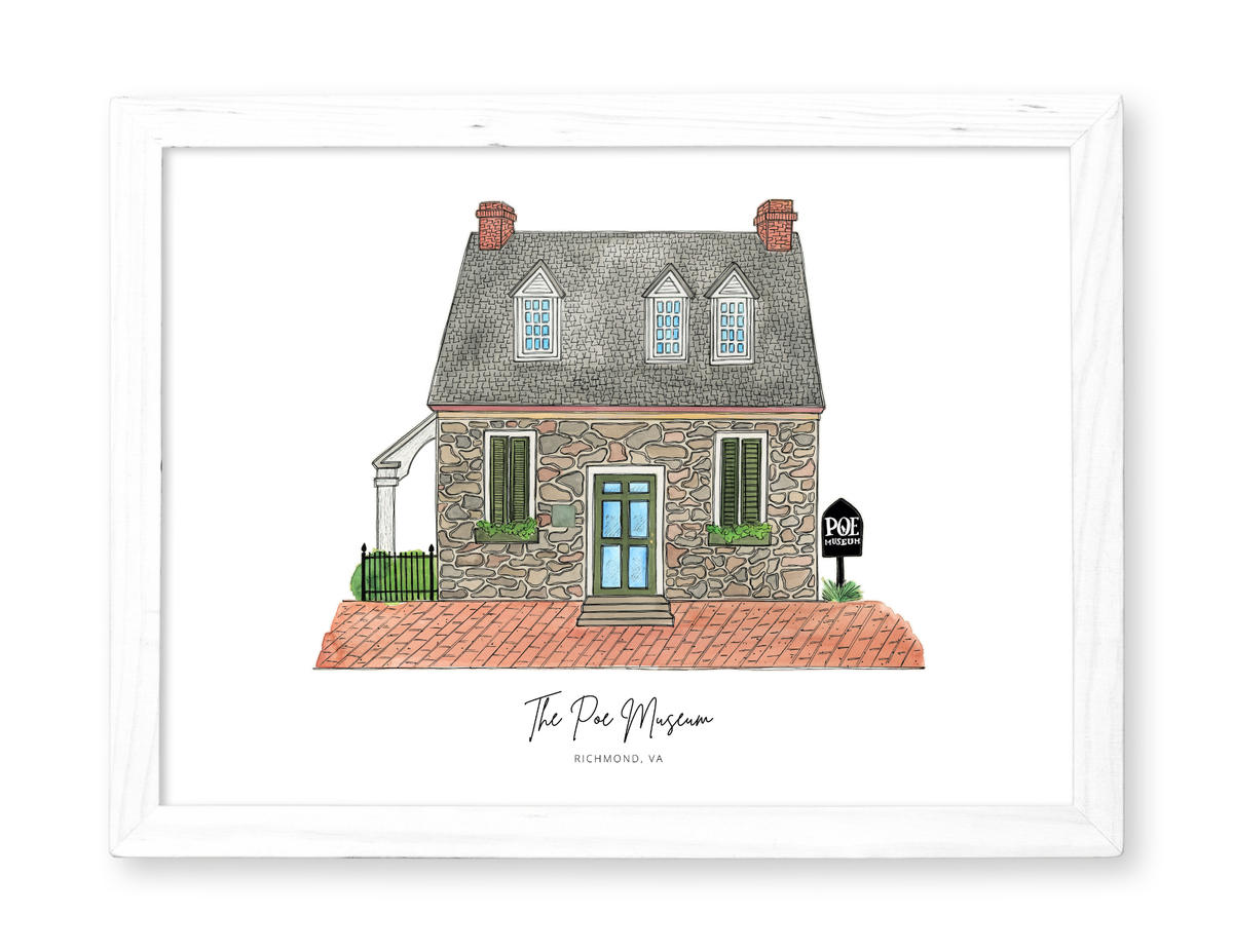 Poe Museum Art Print