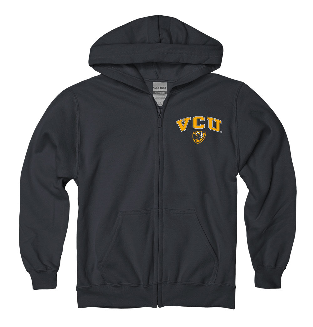 VCU Youth Full Zip Hoodie