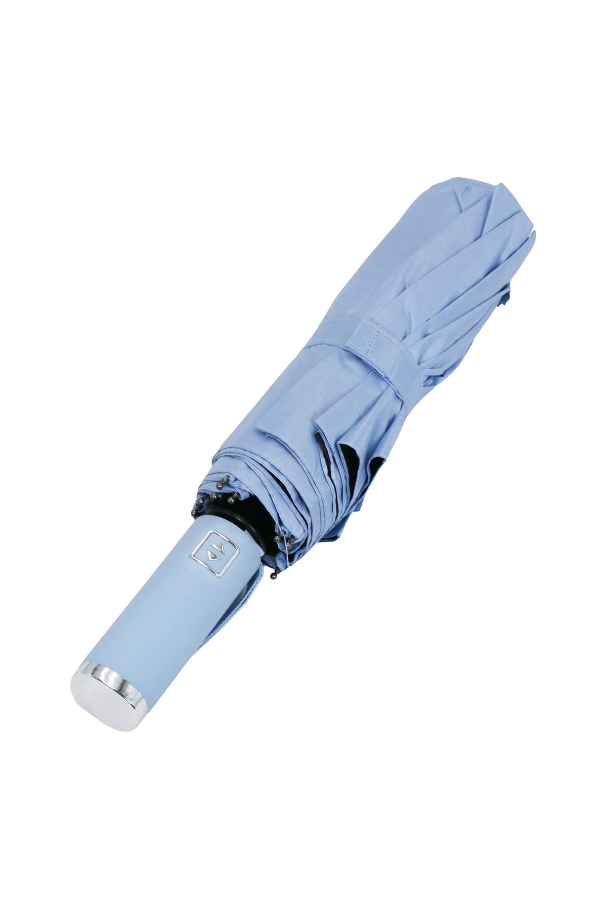 Pastel and Neutrals 10-Panel Auto-Open Compact Umbrella