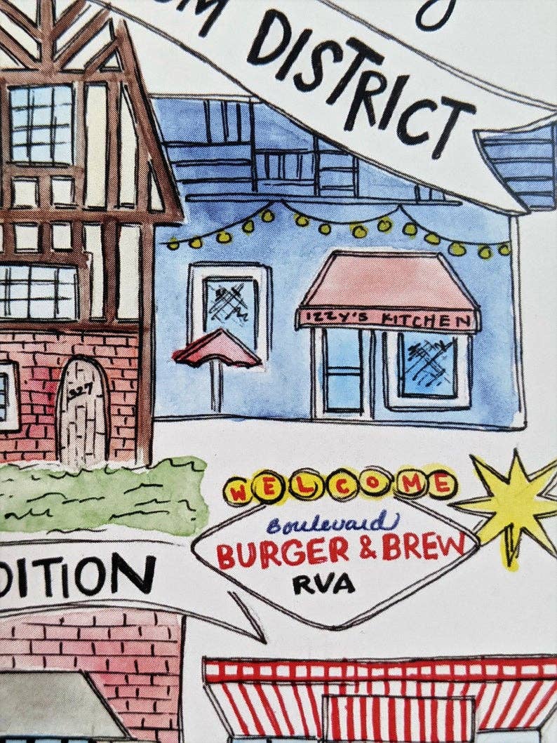 Neighborhoods of Richmond Postcard