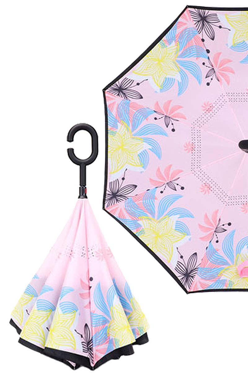 Various Print Inside-out Double Canopy Umbrella