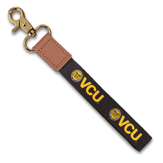 VCU Wristlet Keychain