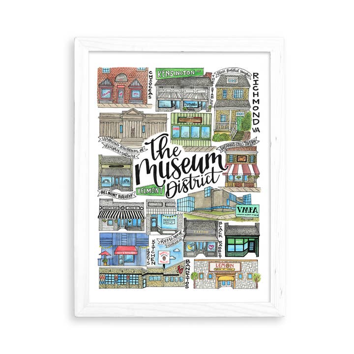 Museum District Art Print - 8.5" x 11"