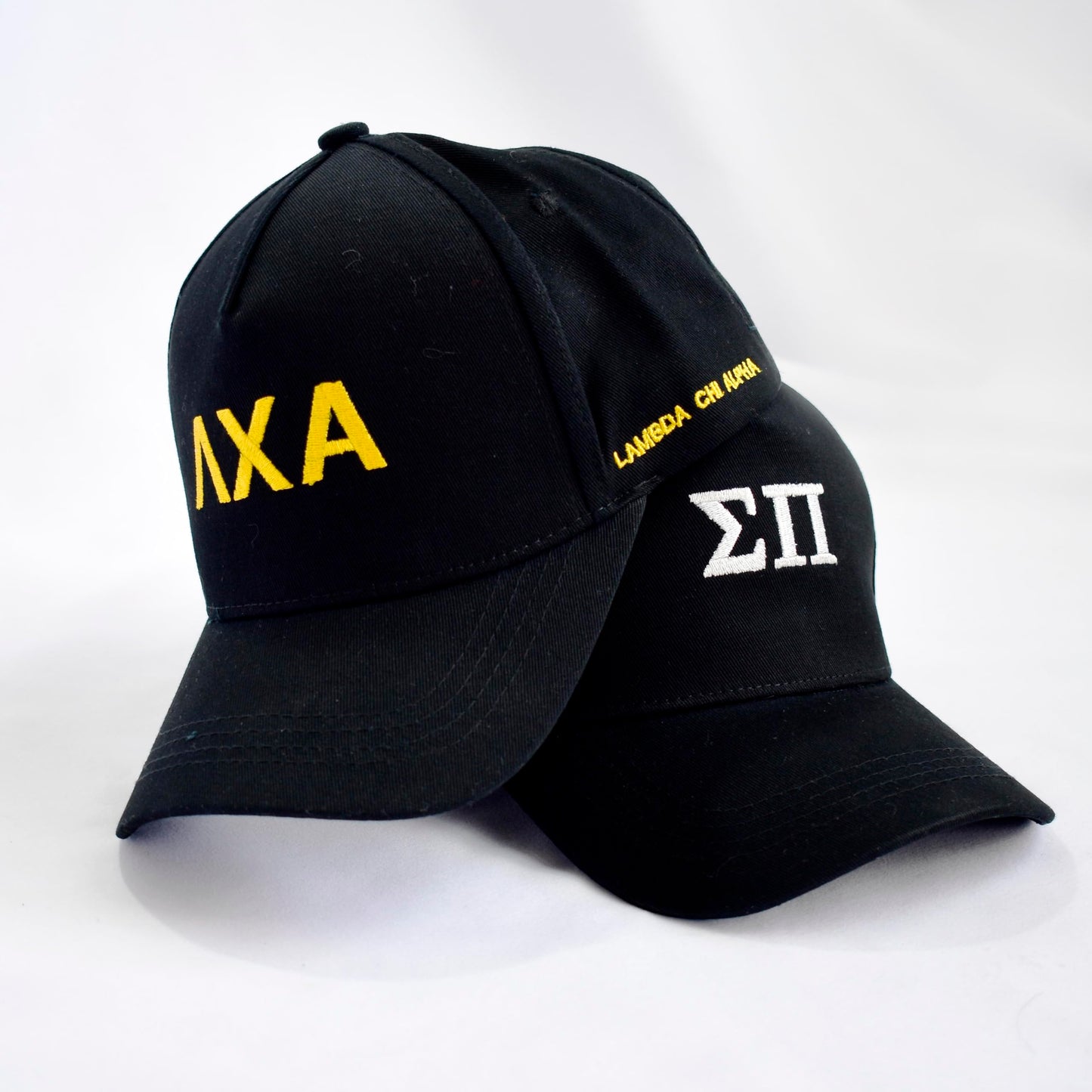 Phi Delta Theta Baseball Cap- Brushed Cotton 5-Panel Black Hat