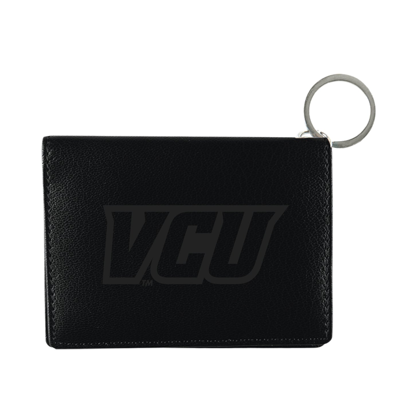 VCU Nappa Leather Black Velcro ID Holder