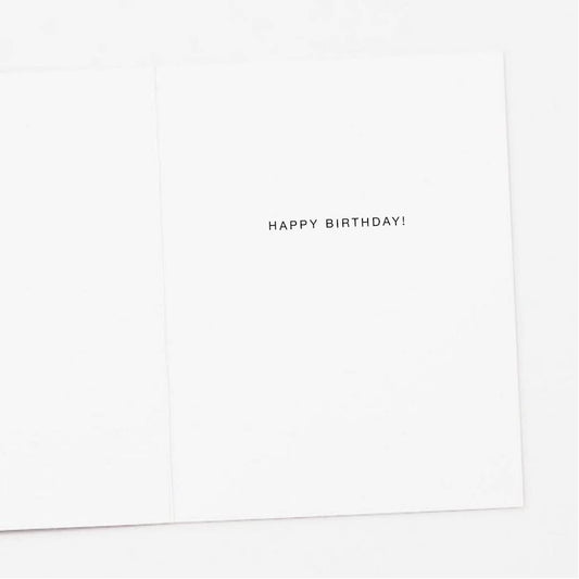 Bookshelf Birthday Card
