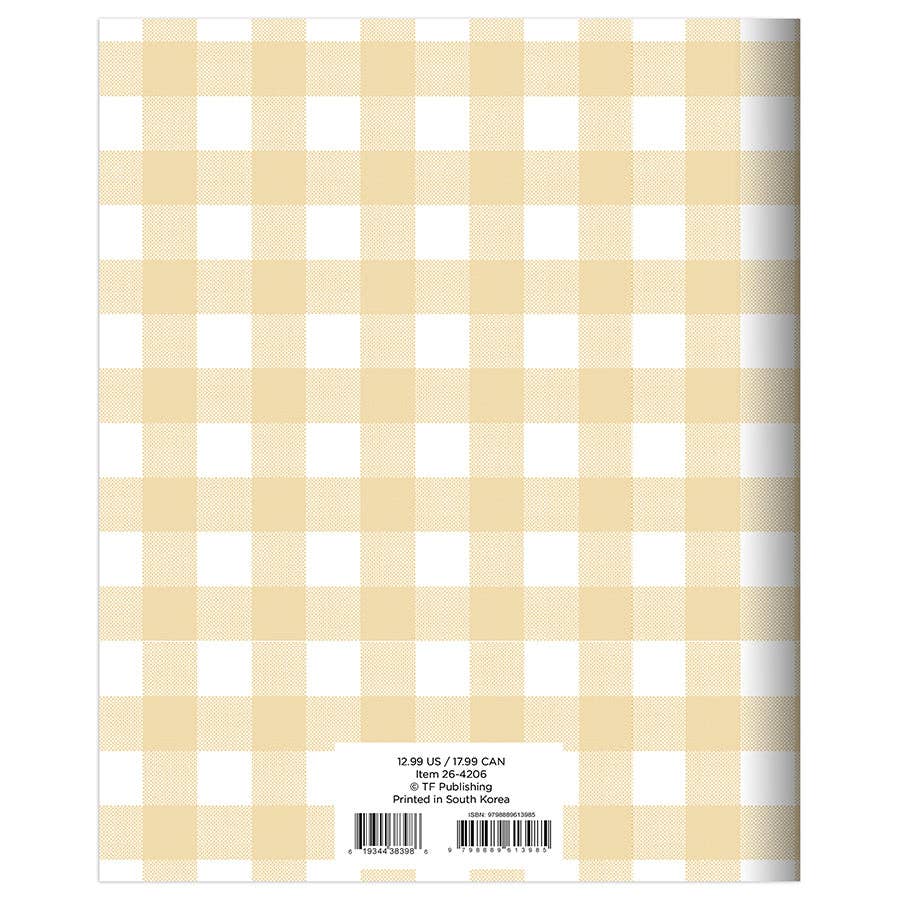 2026 Gingham Wheat Medium Monthly Planner