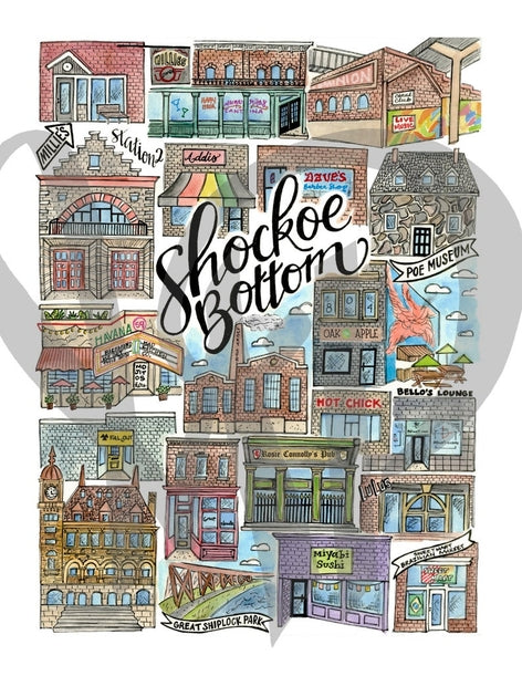 Shockoe Bottom Postcard - 5" x 7"