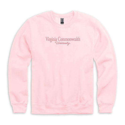 VCU Pink Crewneck Sweatshirt