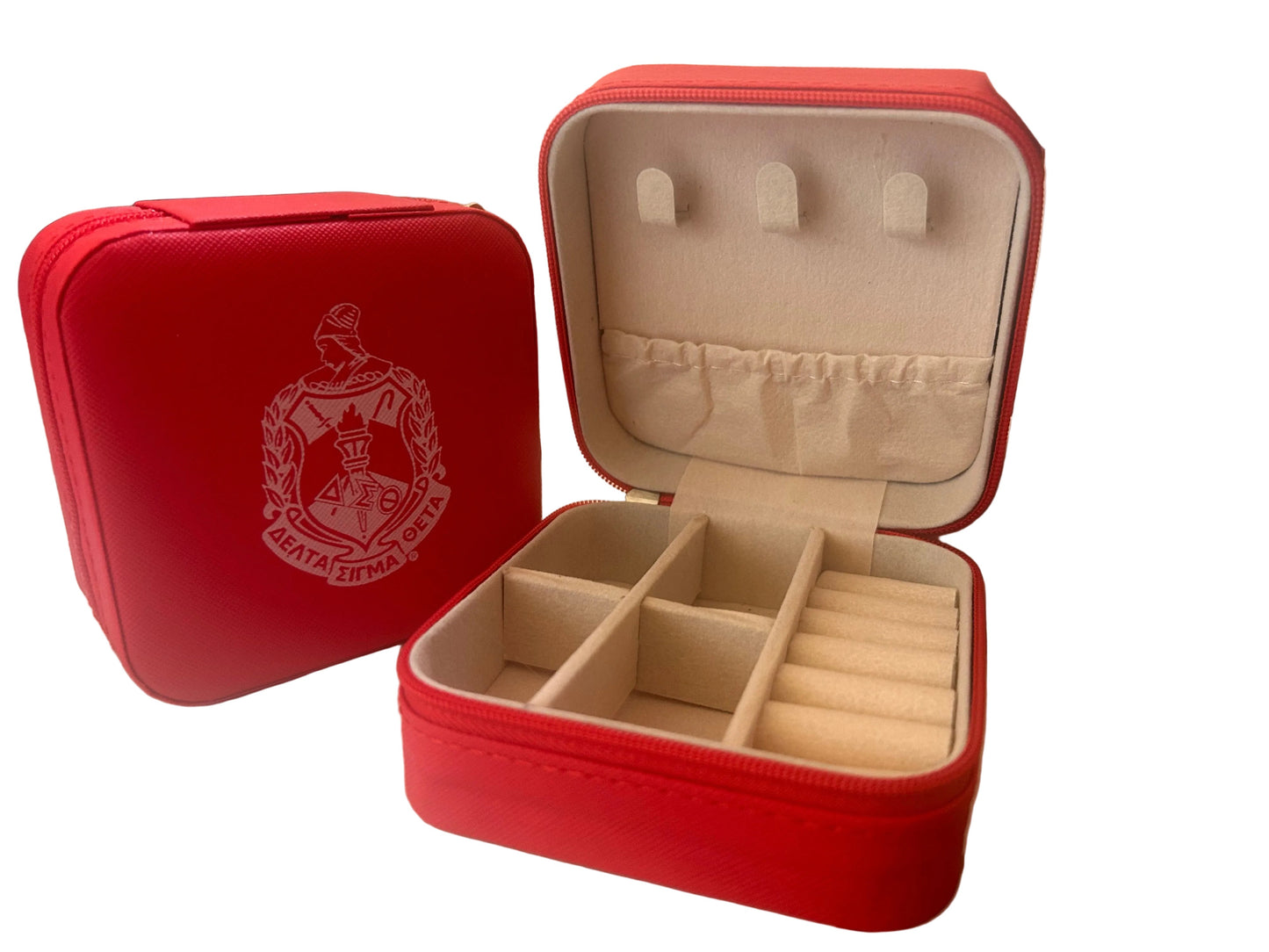 Delta Sigma Theta Travel Jewelry Box