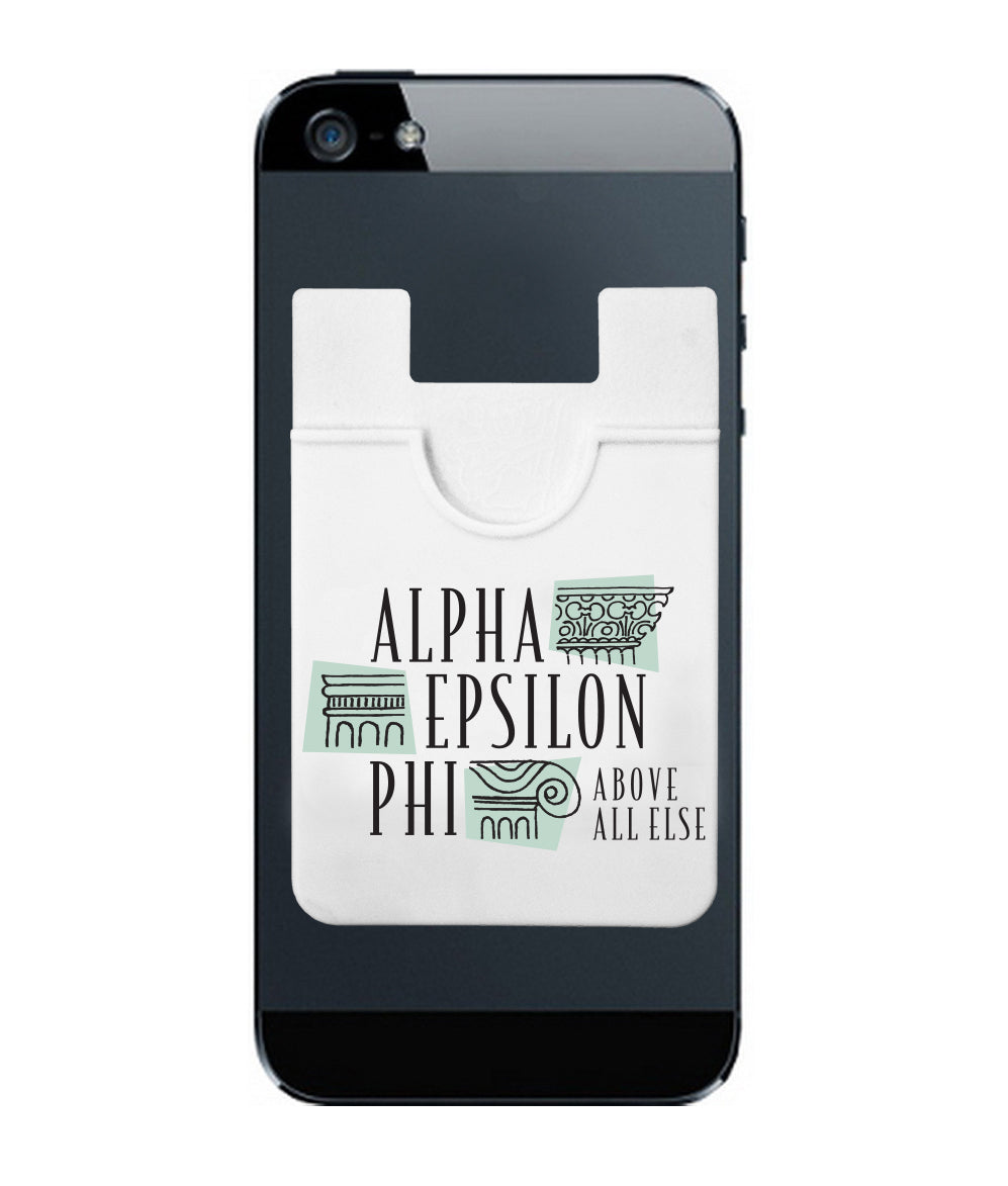 Alpha Epsilon Phi Koala Pouch - Logo Design