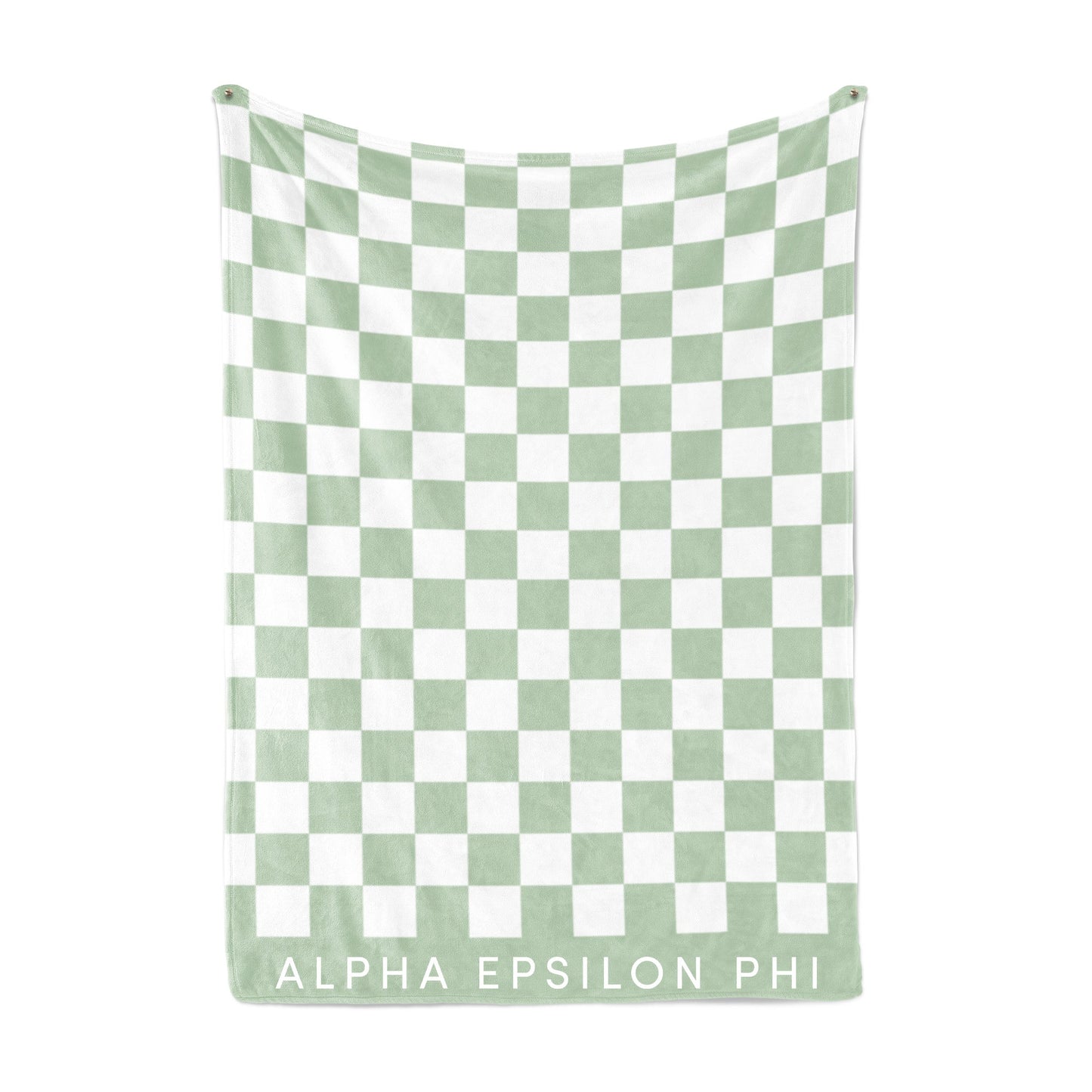 Alpha Epsilon Phi Blanket - Thick Checkered Sherpa Blanket