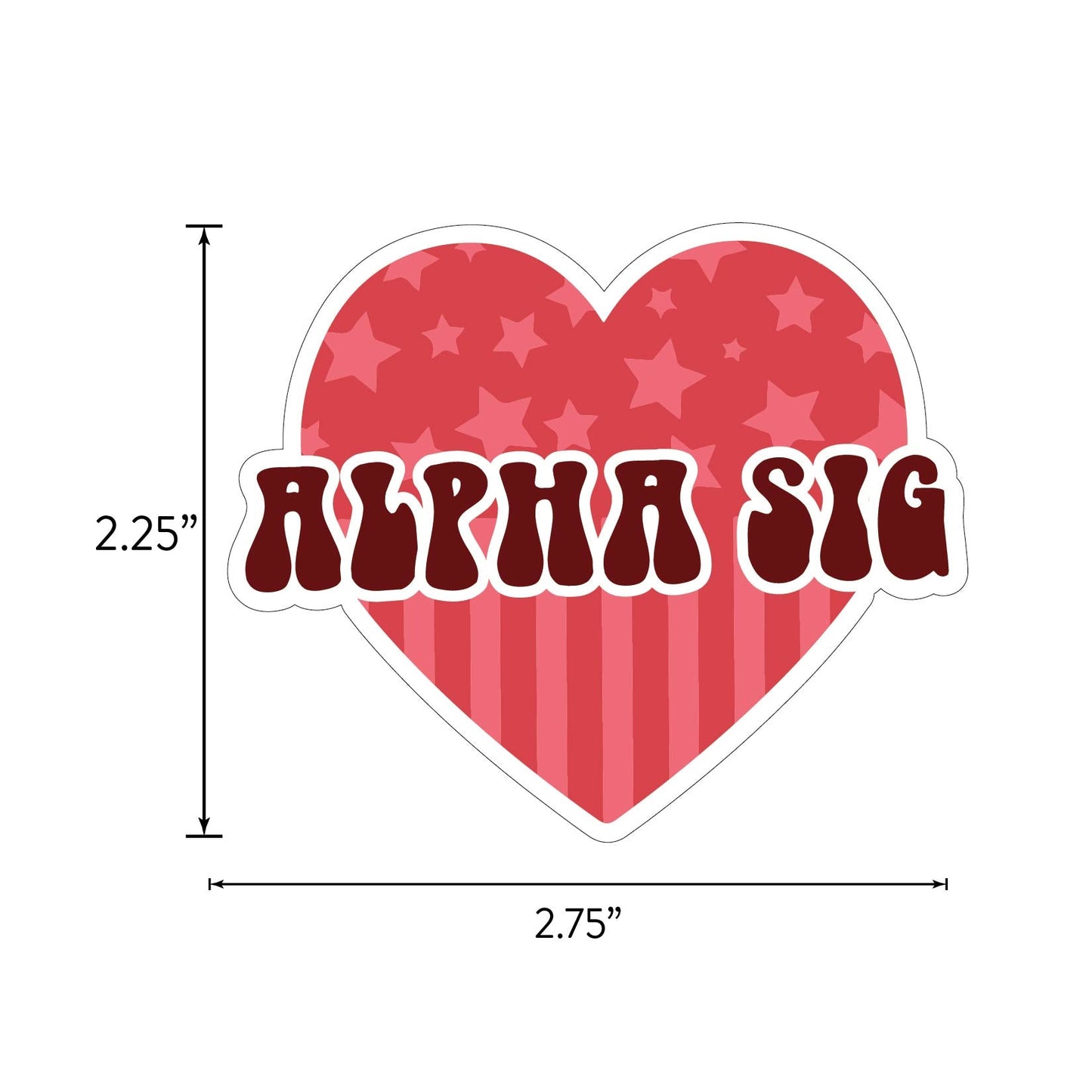 Alpha Sigma Alpha Girl Power Sticker Sheet