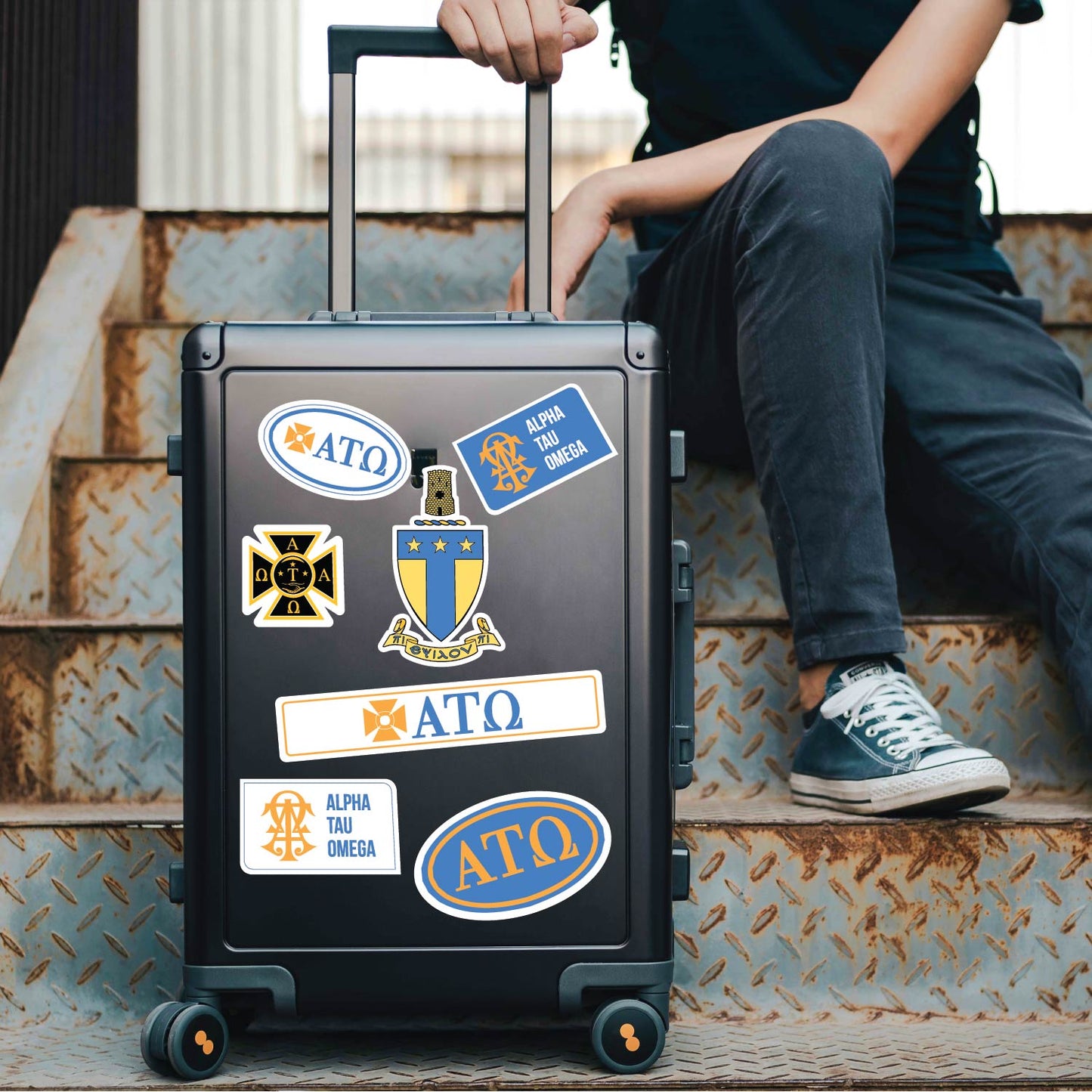Alpha Tau Omega Fraternity Brand Focus Sticker Sheet