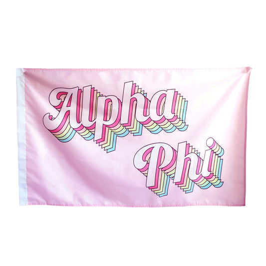 Alpha Phi Retro Flag