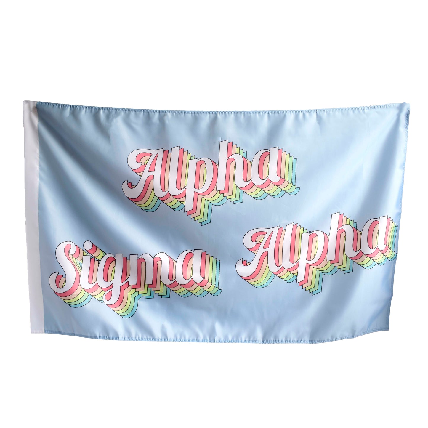 Alpha Sigma Alpha Retro Flag