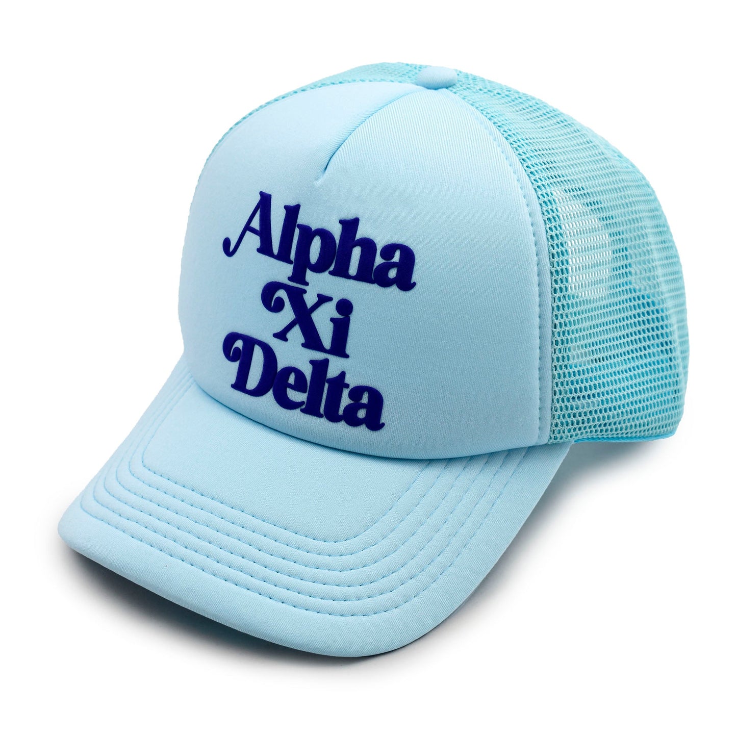 Alpha Xi Delta Baseball Cap, Mesh Trucker-Style Hat
