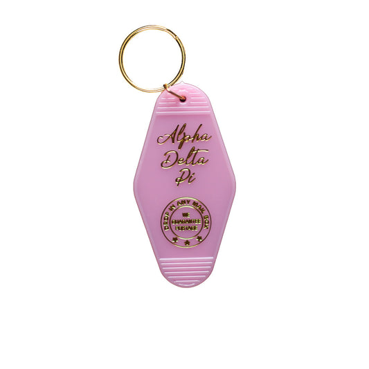 Alpha Delta Pi Motel Keychain