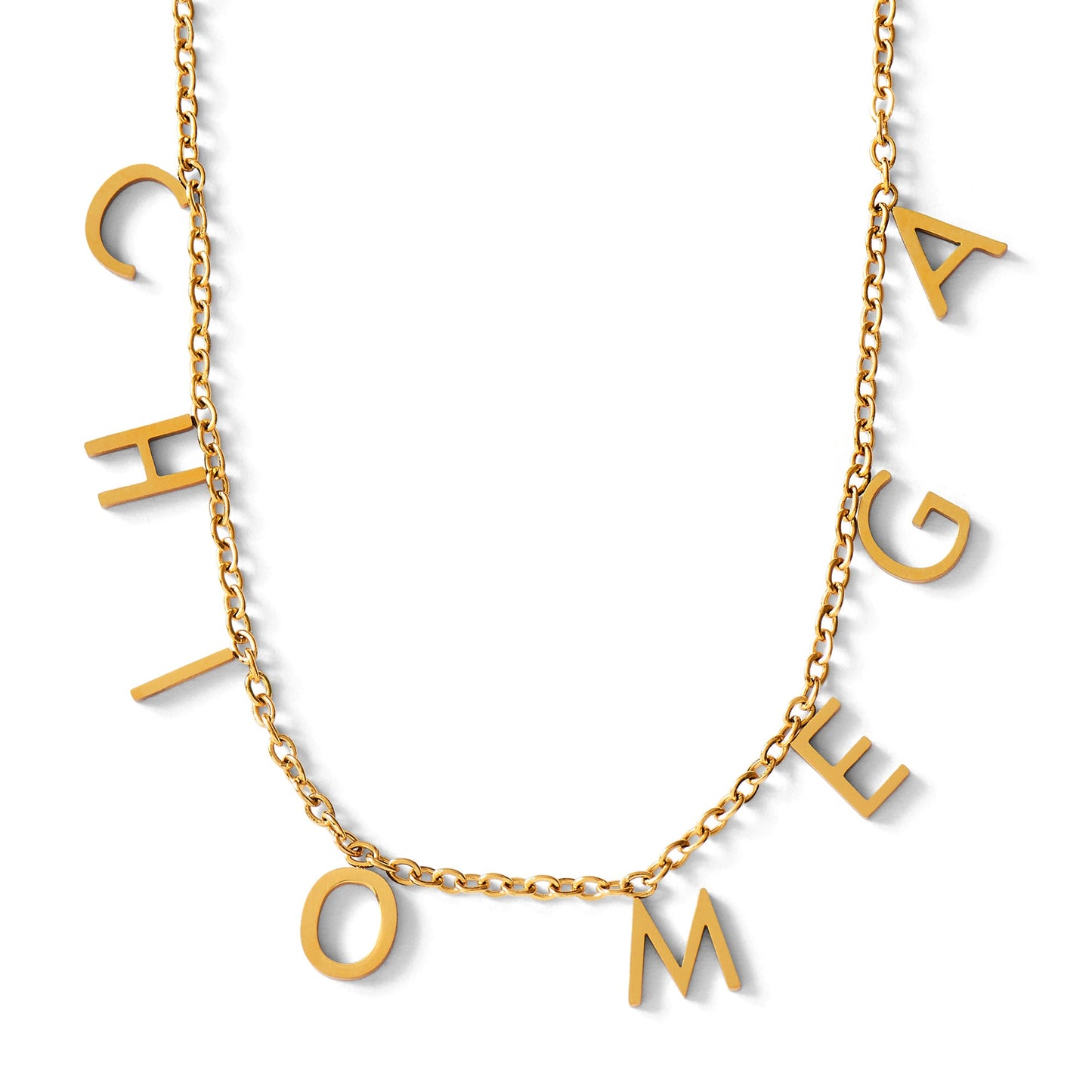 Chi Omega Name Necklace