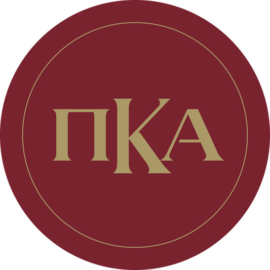 Pi Kappa Alpha Fraternity Car Decal Sticker- Full Color Circle Logo