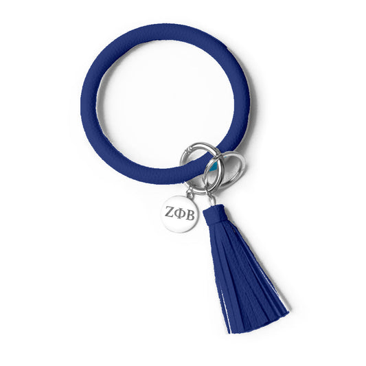 ZETA PHI BETA BANGLE SORORITY KEYCHAIN - Virginia Book Company