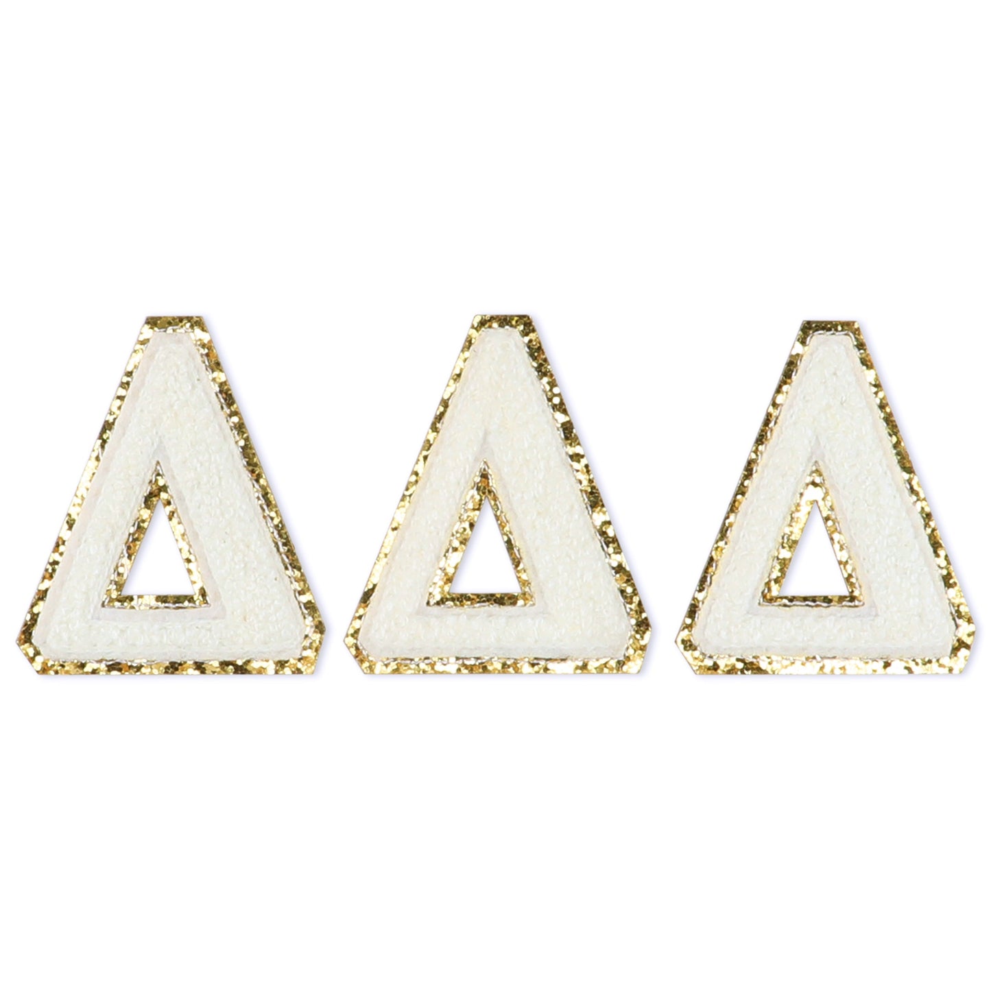 Delta Delta Delta Chenille Stickers - Tri Delta Greek Letter Stickers