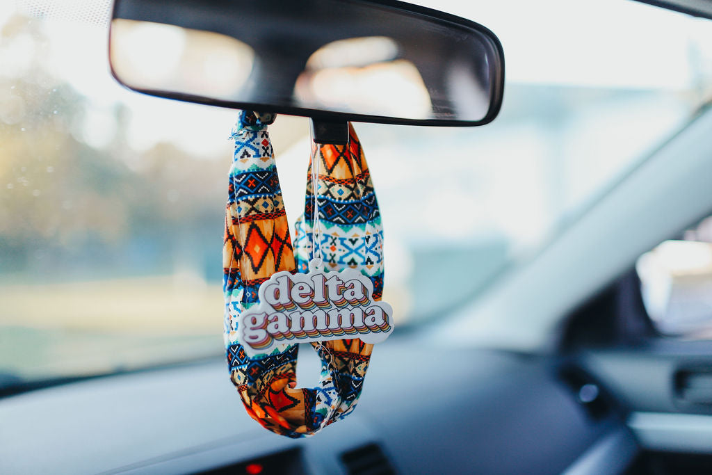 Delta Gamma - Retro Air Freshener - Bubblegum Scented