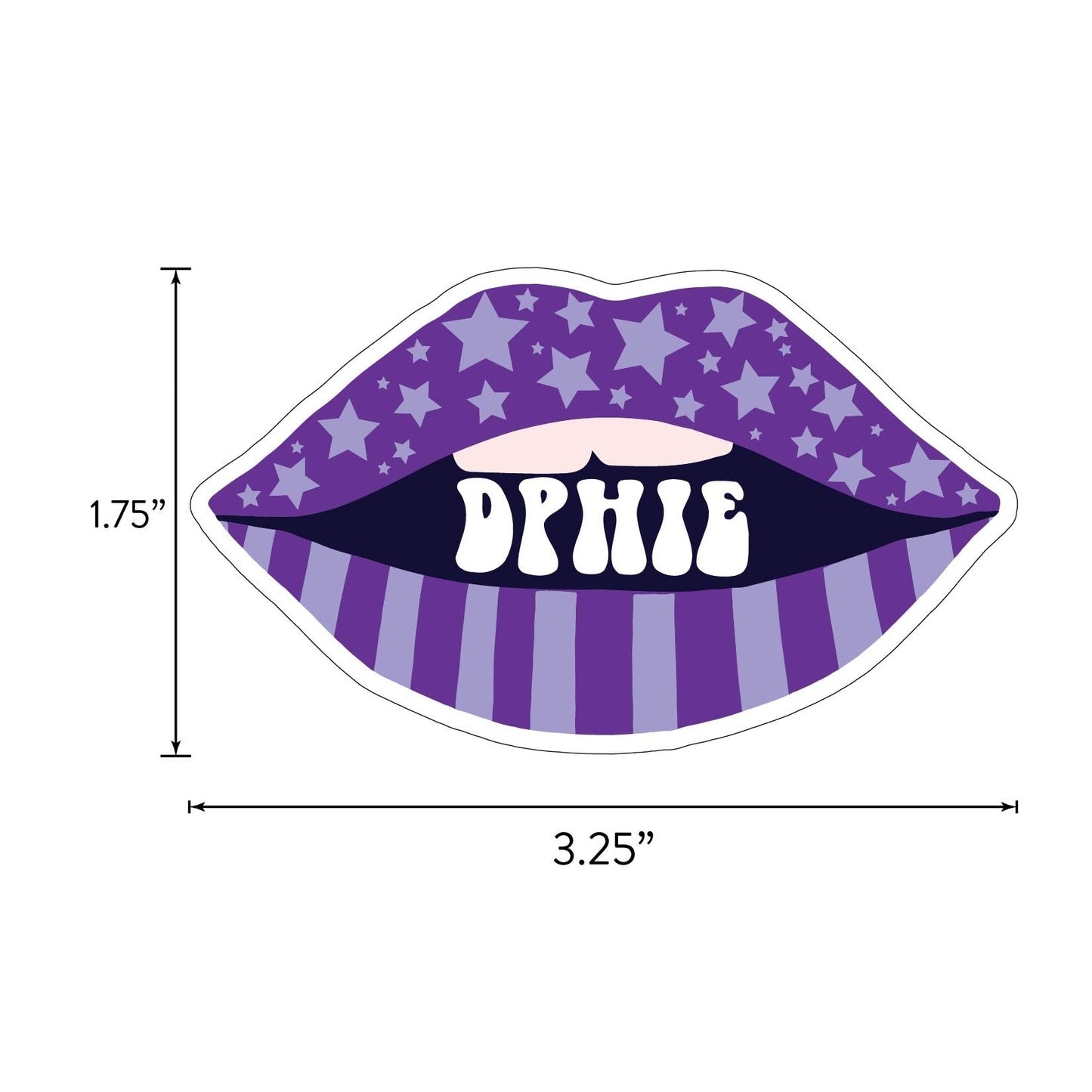 Delta Phi Epsilon Girl Power Sticker Sheet