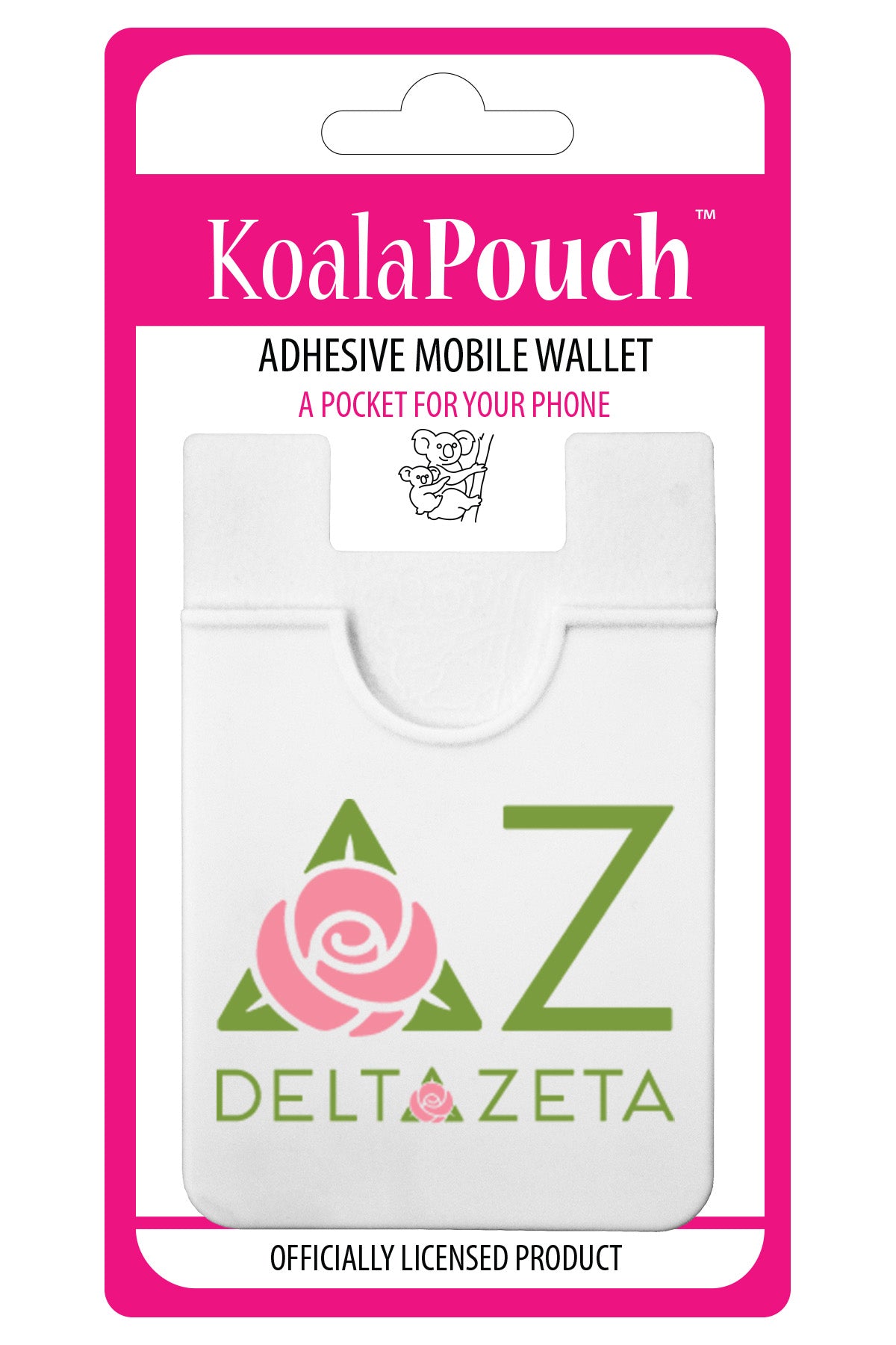 Delta Zeta Koala Pouch - Logo Design