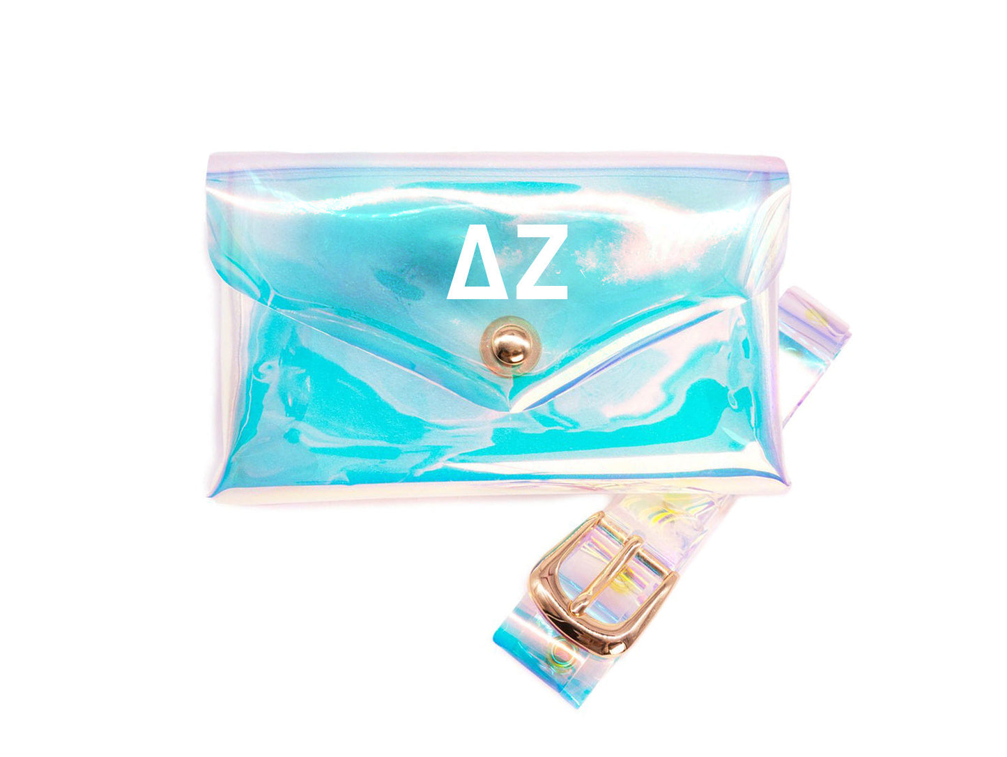 Delta Zeta Holographic Belted Fanny Pack