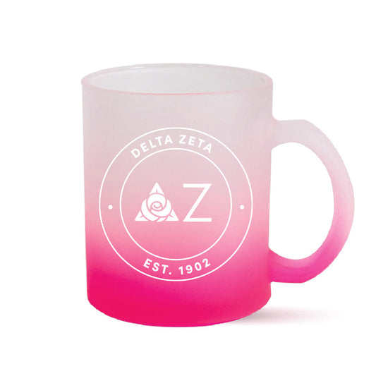 Delta Zeta Mug - Ombre Glass