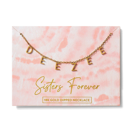 Delta Zeta Name Necklace