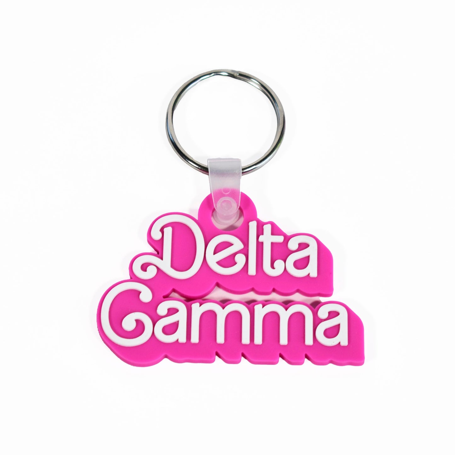 Delta Gamma Keychain- Retro Dolly Sorority Name Design