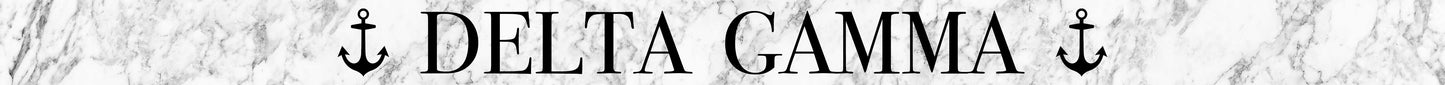 Delta Gamma  Sunglass Strap Marble Theme
