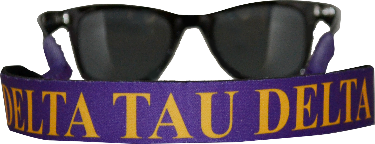 Delta Tau Delta <br> Sunglass Strap <br> Traditional Two Color