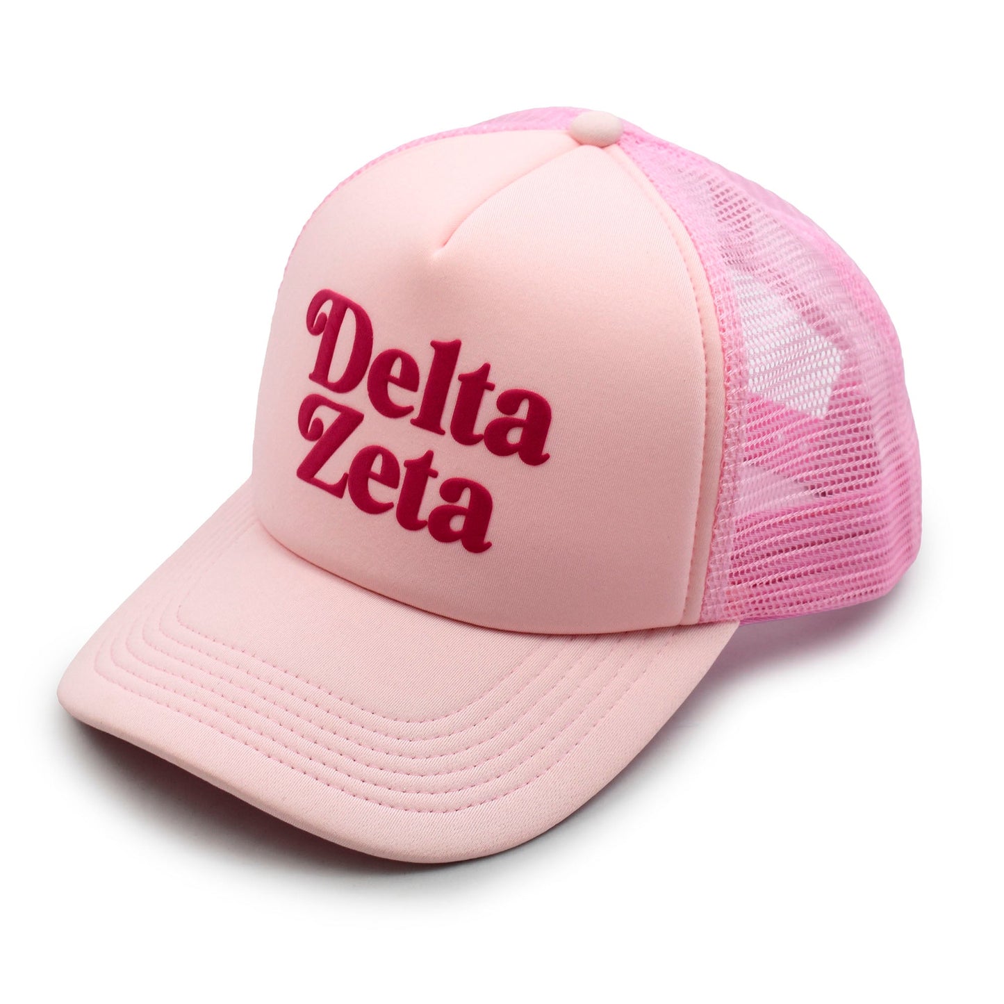 Delta Zeta Baseball Cap, Mesh Trucker-Style Hat