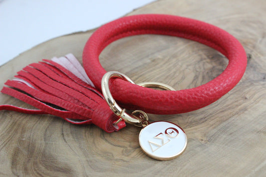 Delta Sigma Theta Bangle Sorority Keychain - Virginia Book Company