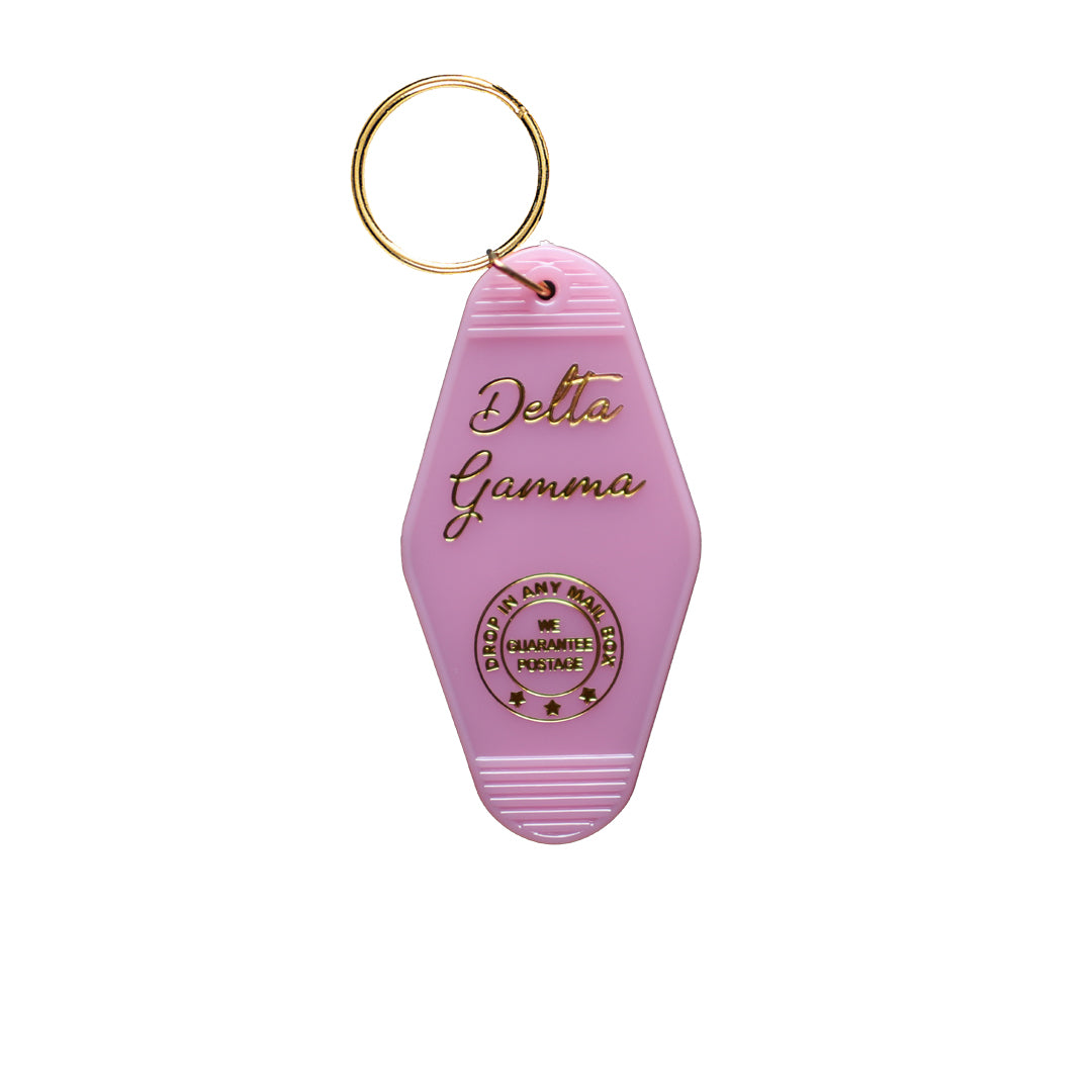 Delta Gamma Motel Keychain