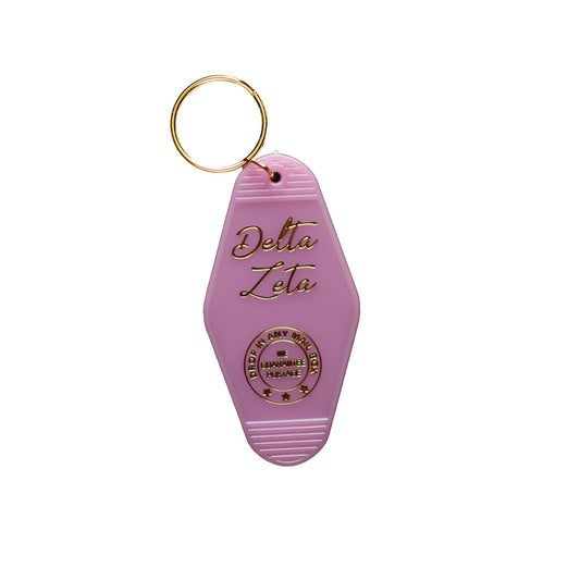 Delta Zeta Motel Keychain