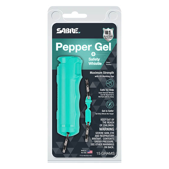 Sabre Campus Safety Pepper Gel and Whistle - Virginia Book Company