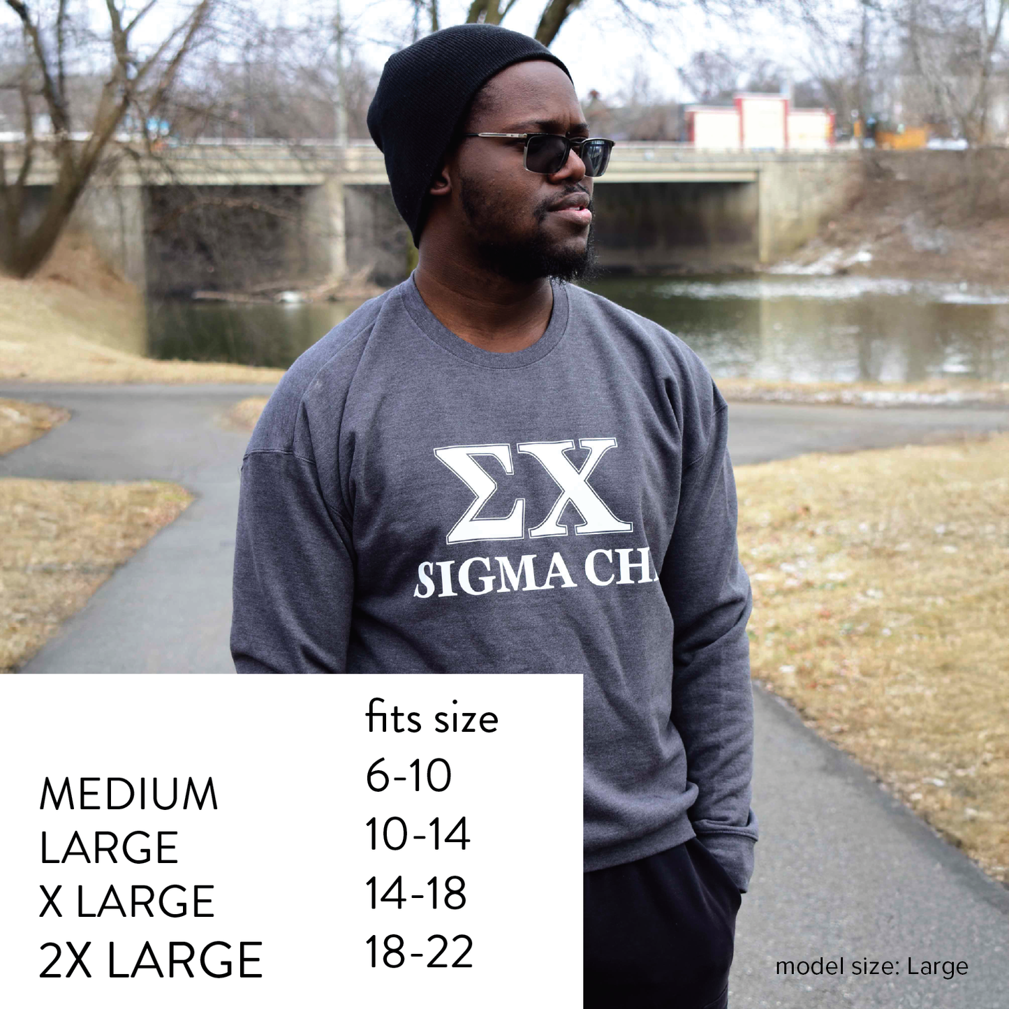 Kappa Sigma Sweatshirt- Crewneck Fraternity Varsity Letters Design