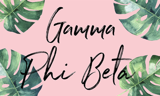 Gamma Phi Beta Tropical Flag - Virginia Book Company