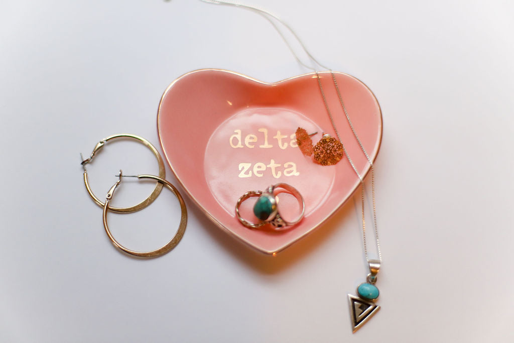 Delta Zeta Ceramic Ring Dish