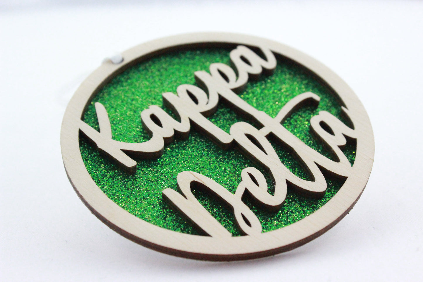 Kappa Delta - Laser Carved Ornament - 3" Round