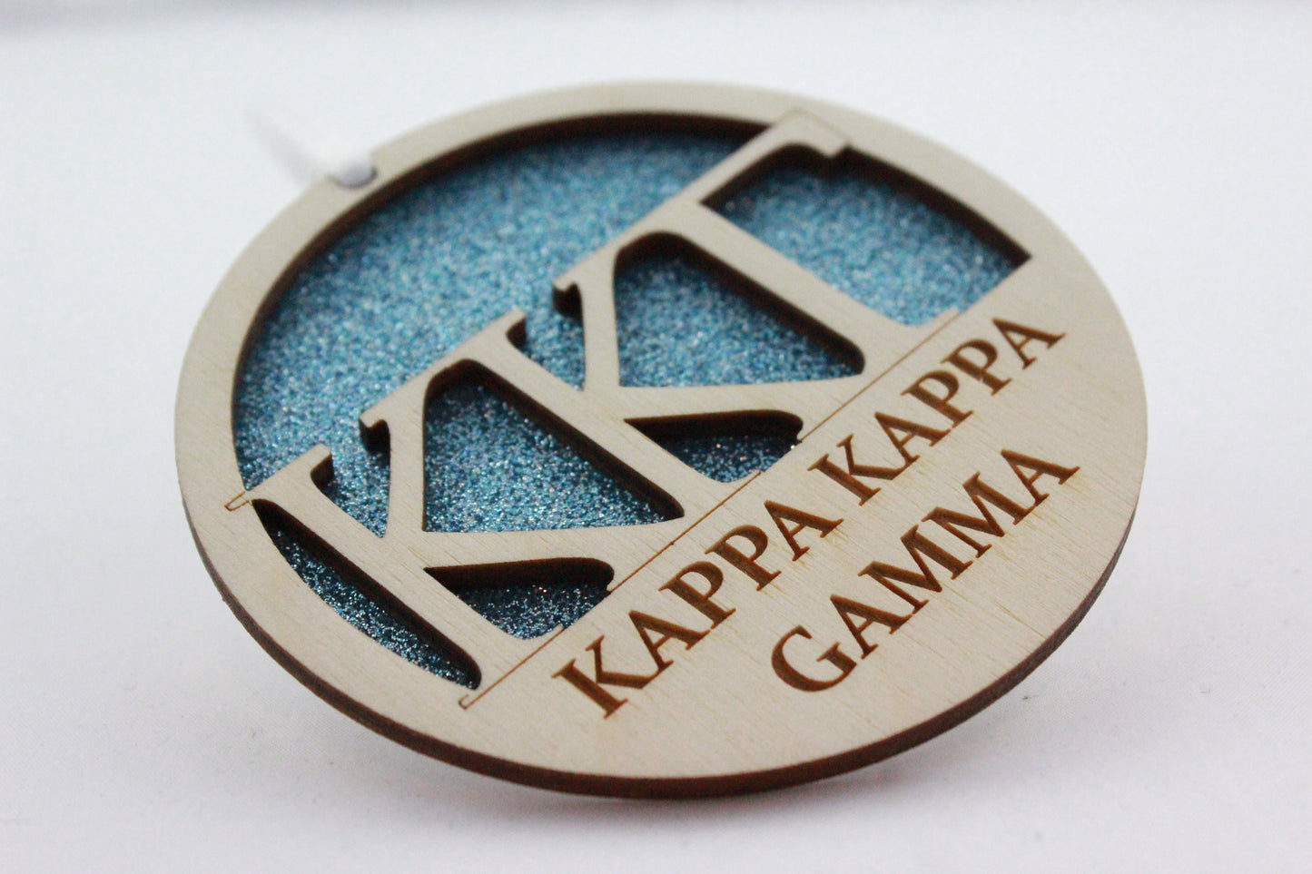 Kappa Kappa Gamma - Laser Carved Ornament - 3" Round