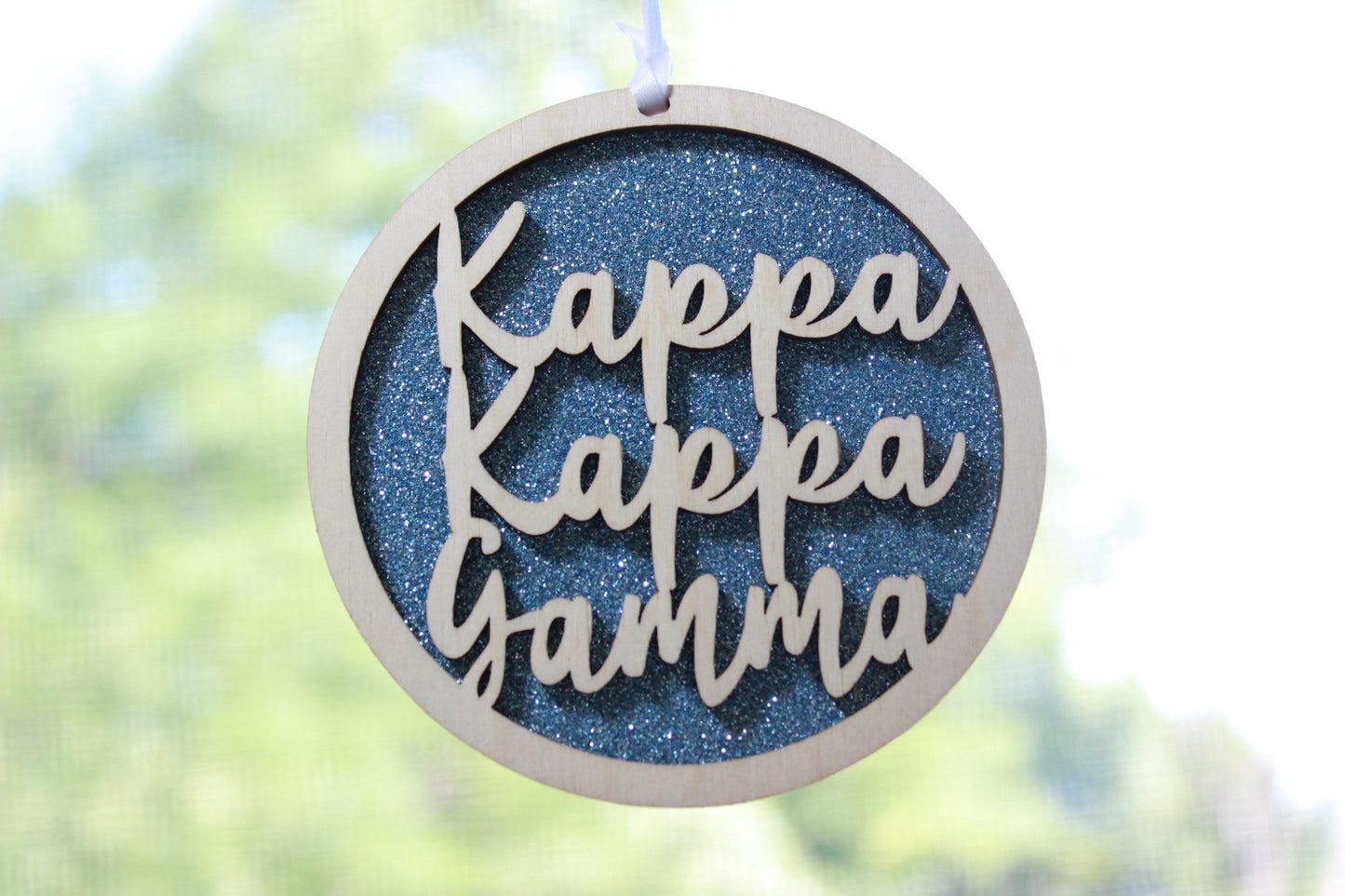 Kappa Kappa Gamma - Laser Carved Ornament - 3" Round