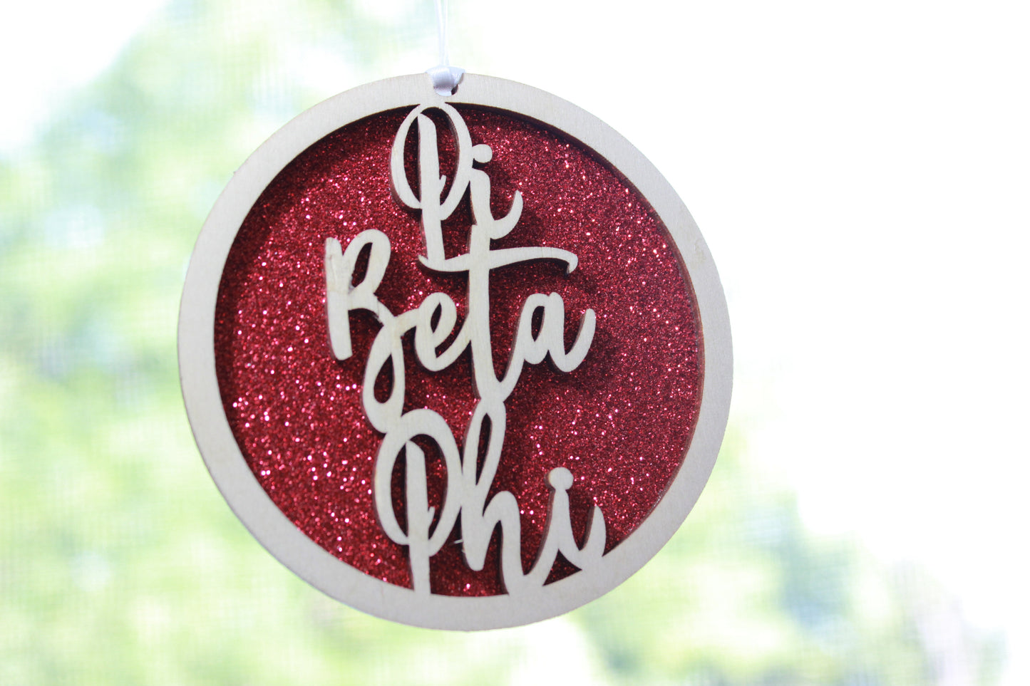 Pi Beta Phi - Laser Carved Ornament - 3" Round