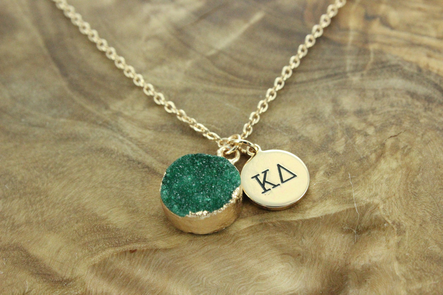 Kappa Delta Sisterhood Druzy Necklace