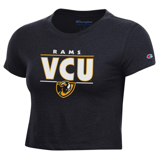 VCU Champion Black Baby Tee