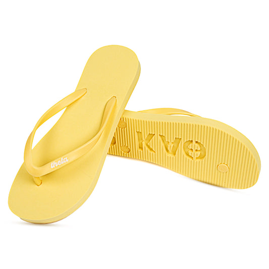 Kappa Alpha Theta Flip Flops, With Greek Letter Cutouts